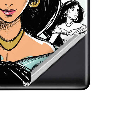 Disney Princess Jasmine Sketch Google Pixel 6 Pro Skin